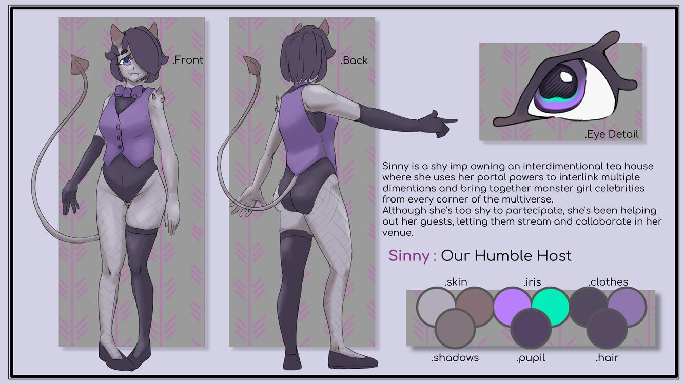 Sinny - Second Place Monster Girl Mascot Design Contest